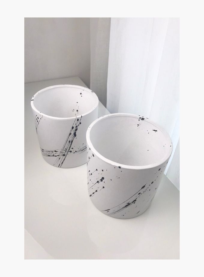 Paint stroke planter (vase)