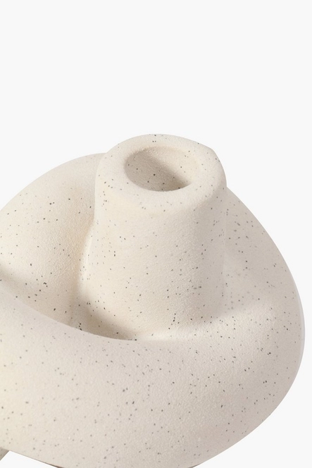 Textured knot ornament (candle holder)