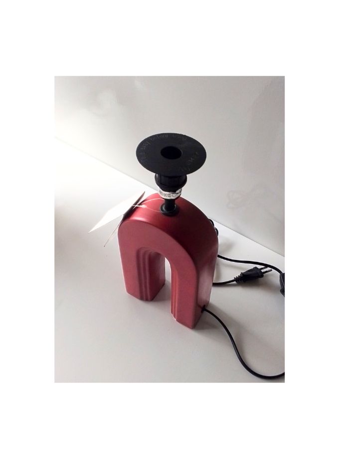U-shaped Ceramic table lamp base (no lamp shade)
