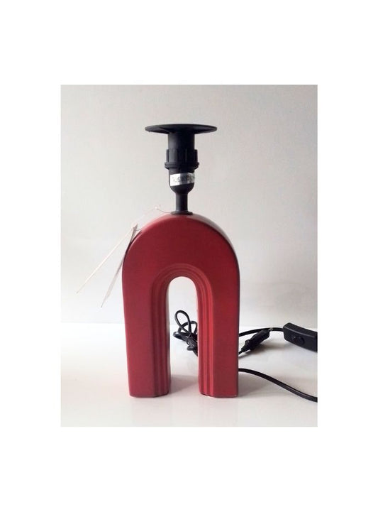 U-shaped Ceramic table lamp base (no lamp shade)