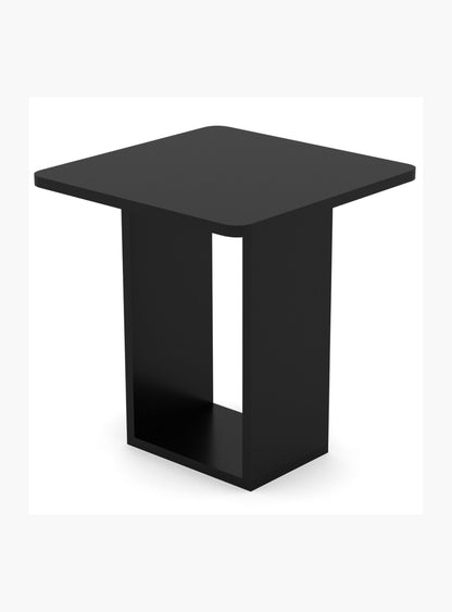 Matt black Geo side table square