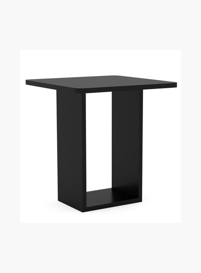 Matt black Geo side table square