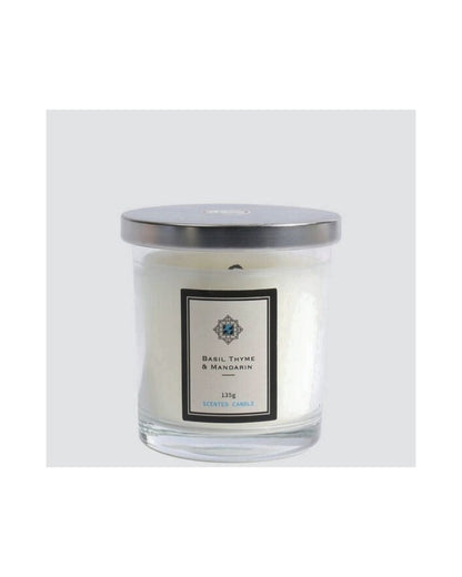 Basil, Thyme and Mandarin Scented Candle (135g)