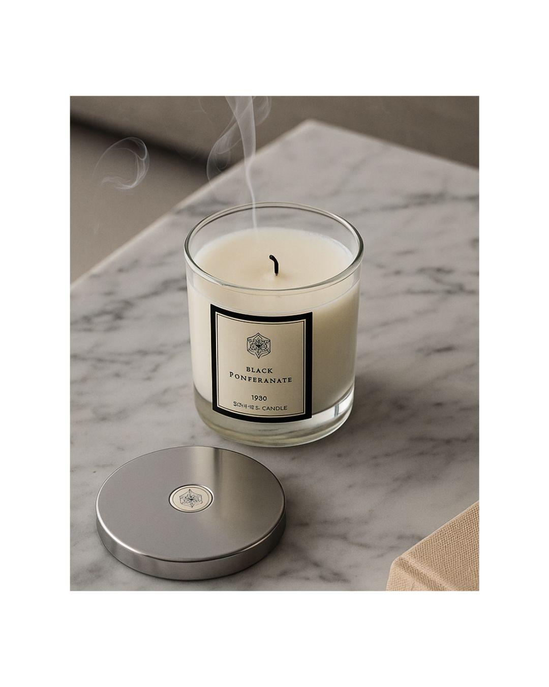 Black Pomegranate Scented Candle (135g)