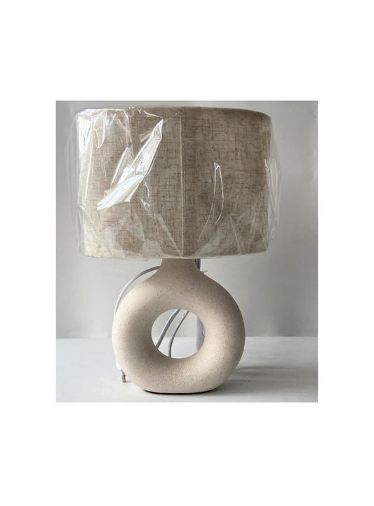 Ceramic donut table lamp