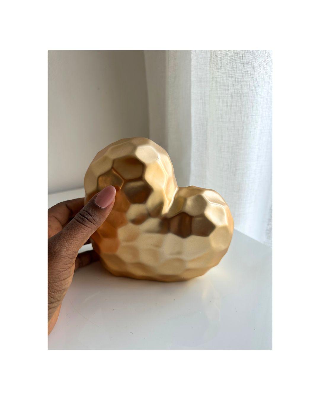 Hammered Heart Ornament