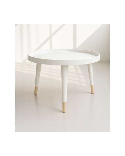 Matt white recessed top coffee table