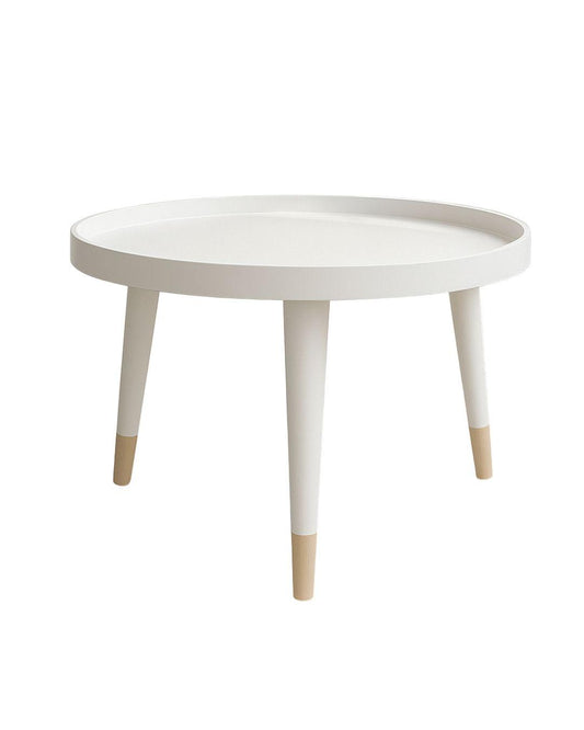 Matt white recessed top coffee table