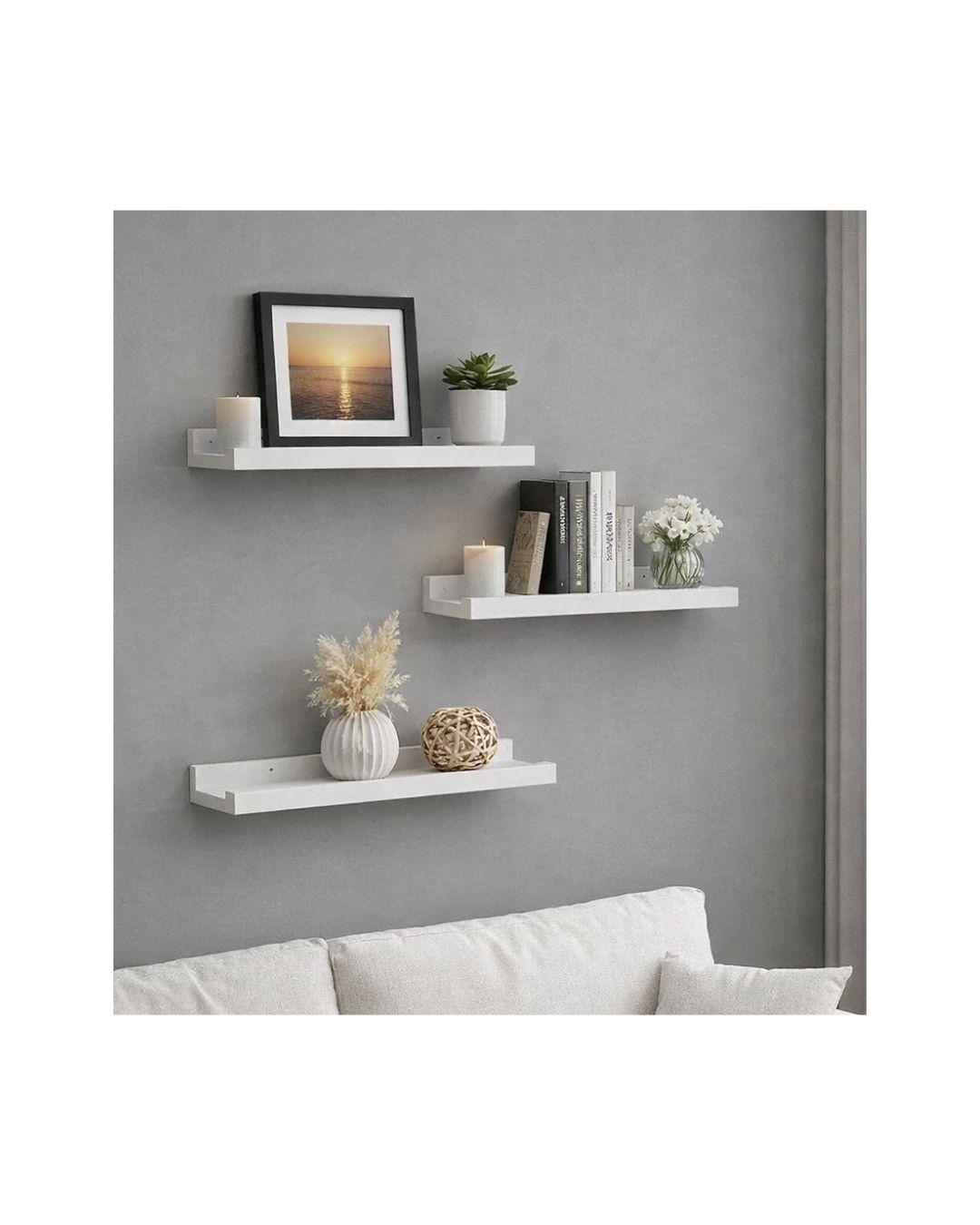 Set of 3 EQUAL Floating Shelves