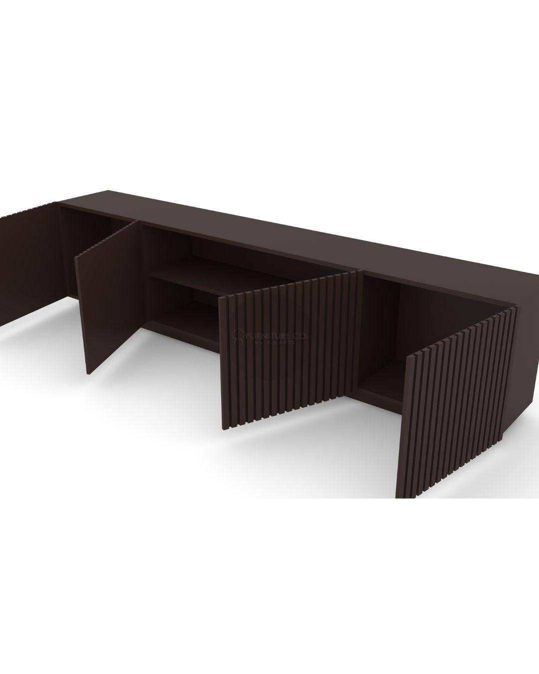 TV Slatted Console 022 (CUSTOM PRE-ORDER)