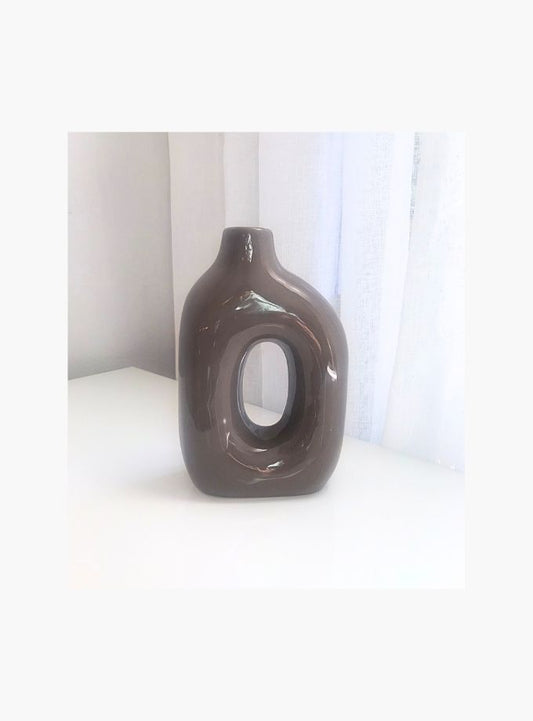Wonky Donut ceramic vase