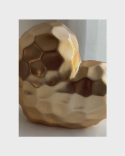 Hammered Heart Ornament