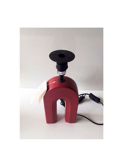 U-shaped Ceramic table lamp base (no lamp shade)